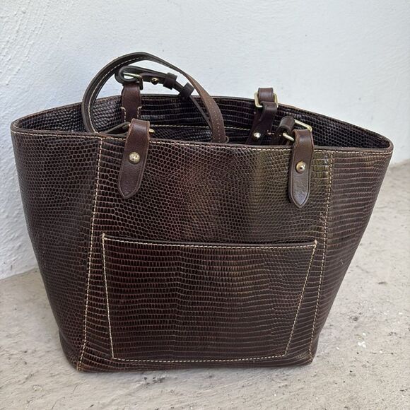 Dooney Burke embossed leather - Picture 4 of 8